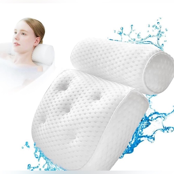 Bathtub Large Spa Pillow with 4D Air Mesh - Picture 1 of 6